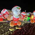 6FT Christmas Santa Claus Inflatable Yard Decoration