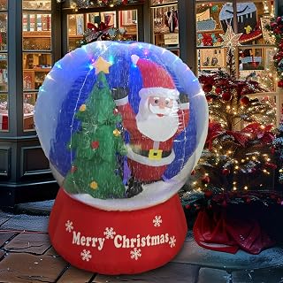 4 FT Christmas Santa Claus Inflatable Yard Decoration