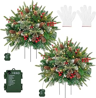 24 Inch Christmas Christmas Tree Yard Decoration 2 Pack