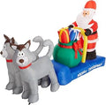 7 FT Christmas Santa Claus Inflatable Yard Decoration