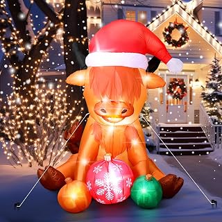 4.9 ft Christmas Santa Claus Inflatable Yard Decoration