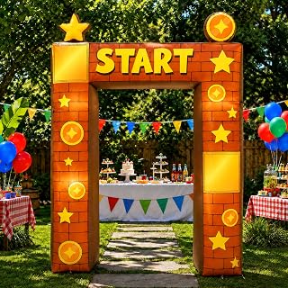 9ft Holiday Archway Inflatable Yard Decoration