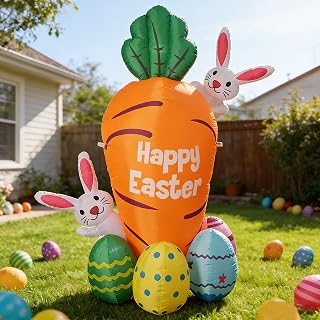 6.5 ft Easter Inflatable Yard Decoration