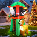 7FT Christmas Reindeer Inflatable Yard Decoration
