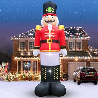 12 FT Christmas Nutcracker Inflatable Yard Decoration