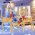5 FT Christmas Reindeer Family Yard Decoration