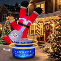 5FT Christmas Santa Claus Inflatable Yard Decoration