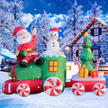 6FT Christmas Snowman Inflatable Yard Decoration
