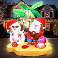 7 ft Christmas Santa Claus Inflatable Yard Decoration