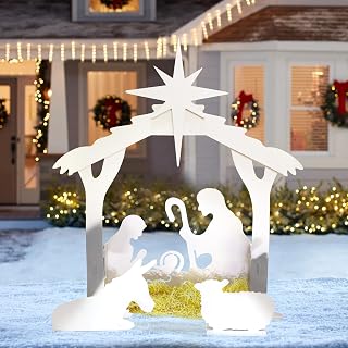 4.5FT Christmas Nativity Scene Yard Decoration