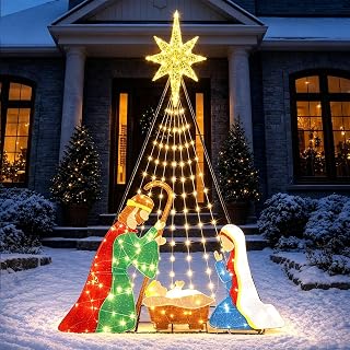 6 Ft Christmas Nativity Scene Yard Decoration
