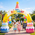 11 FT Holiday Archway Inflatable Yard Decoration