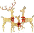5ft Christmas Reindeer Yard Decoration 3Pcs