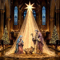 Christmas Nativity Scene Yard Decoration 6 Pcs