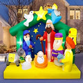6.5FT Christmas Nativity Scene Inflatable Yard Decoration