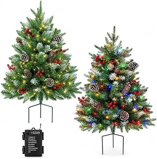36 inch Christmas Christmas Tree Yard Decoration 2 Pack