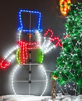 5FT Christmas Snowman Yard Decoration