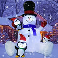 7Ft Christmas Snowman Inflatable Yard Decoration