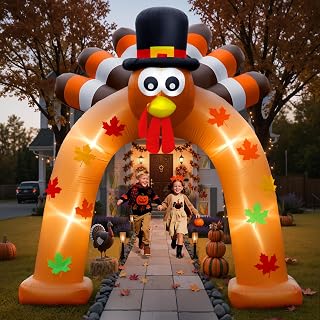 9FT Fall Turkey Inflatable Yard Decoration