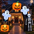 8FT Halloween Ghost Inflatable Yard Decoration