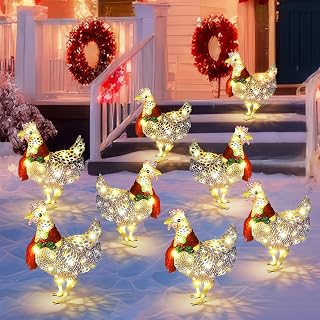 Christmas Yard Decoration 8 Pcs