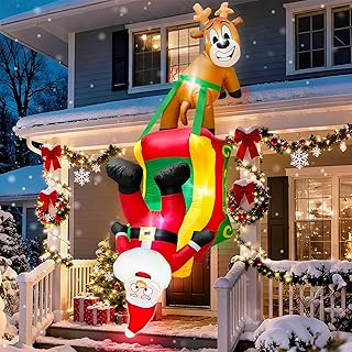 8.5 Ft Christmas Reindeer Inflatable Yard Decoration
