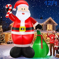 12 Ft Christmas Santa Claus Inflatable Yard Decoration