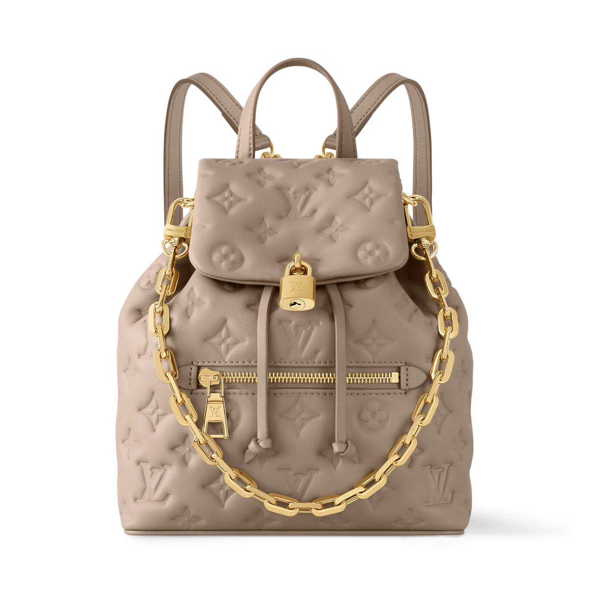 Embossed Lambskin Leather Backpack product image 11