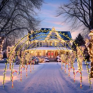 10 ft Christmas Archway Yard Decoration 16 Pcs