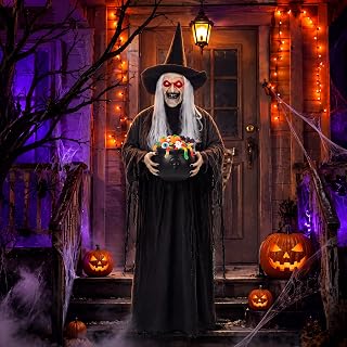 6 ft Halloween Witch Yard Decoration