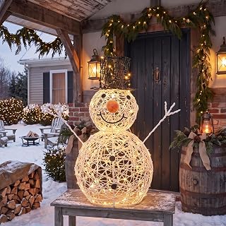 Christmas Snowman Yard Decoration