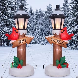 6ft Christmas Inflatable Yard Decoration 2 Pcs