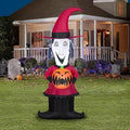 5 FT Christmas Witch Inflatable Yard Decoration