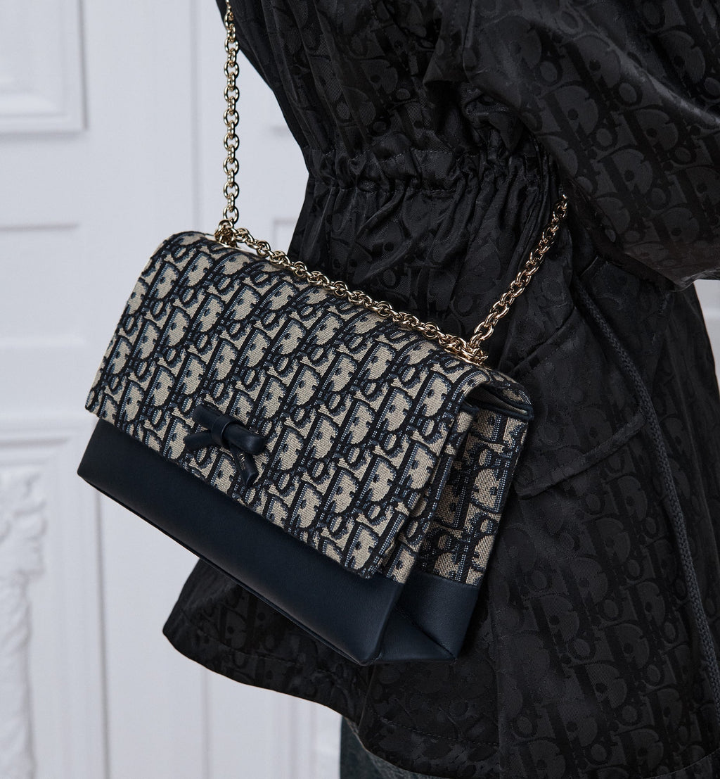 Calfskin & Cotton Shoulder Bag Design 004 product image 4