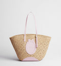 Calfskin & Raffia Tote Bag product image 6