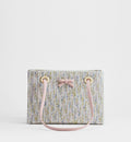 Calfskin & Cotton Shoulder Bag Design 005 product image 6