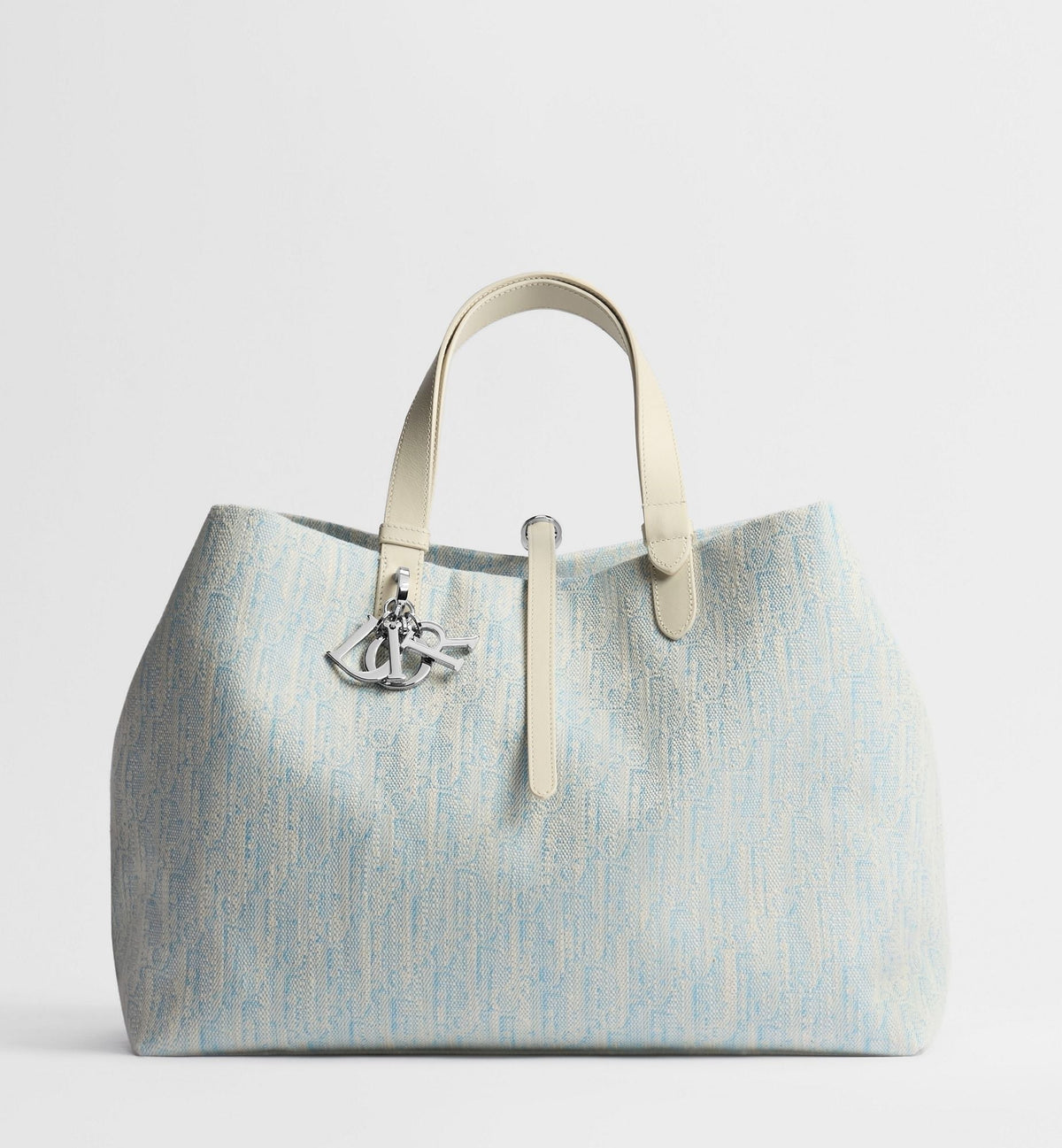 Large Calfskin & Cotton Tote Bag Design 002 product image 6