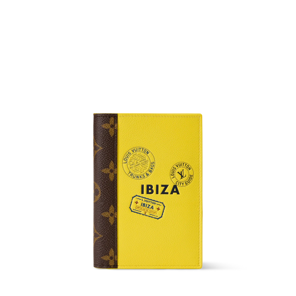 Passport Cover City Guide Cowhide Leather Travel Wallet M29103 For Women