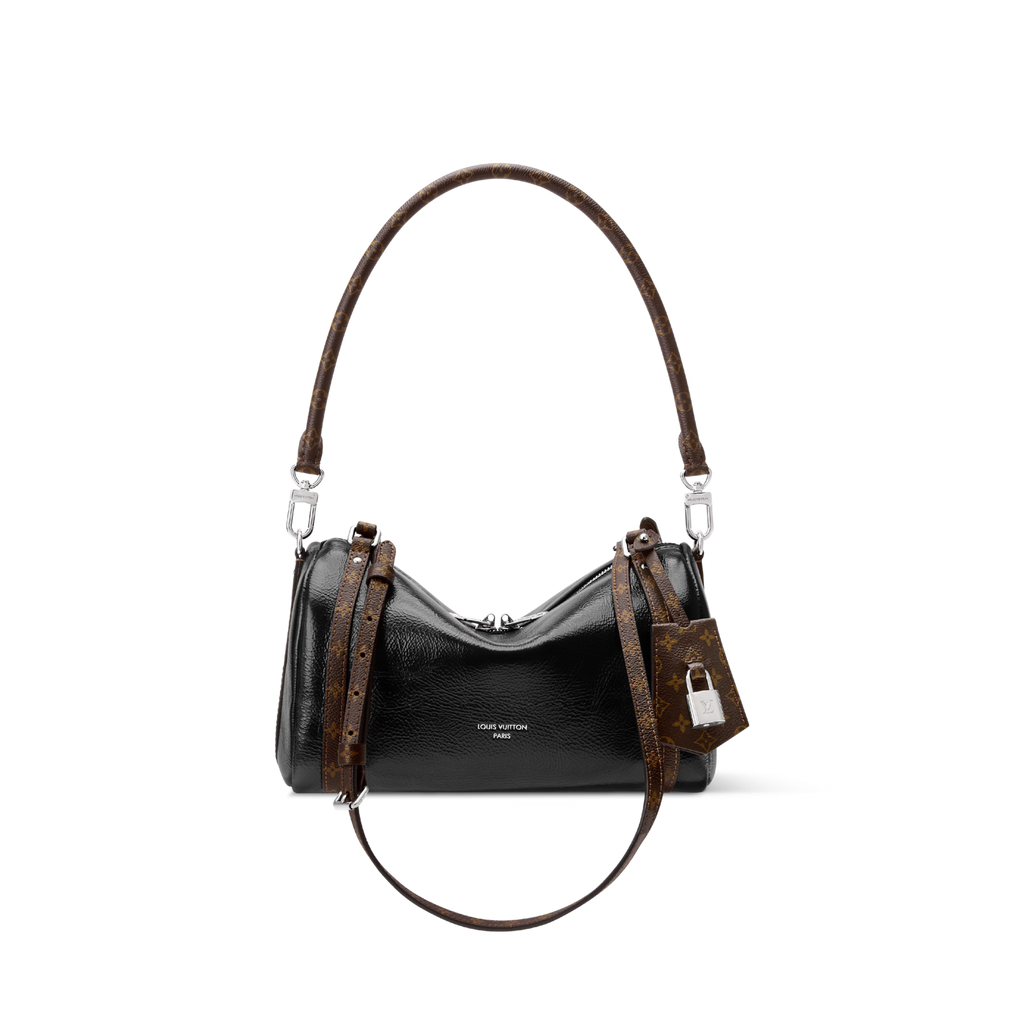 Pink Canvas & Calfskin Shoulder Bag product image 21