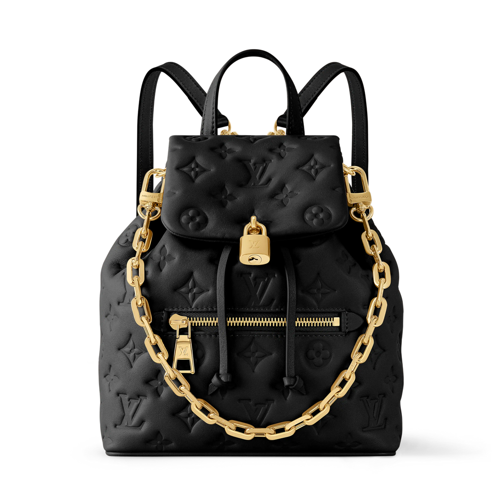 Embossed Lambskin Leather Backpack product image 12