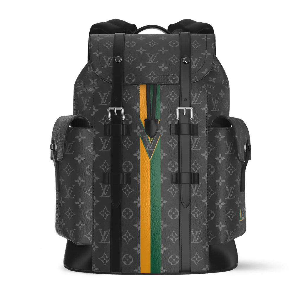 Christopher MM Backpack Monogram Eclipse Canvas Shoes For Men