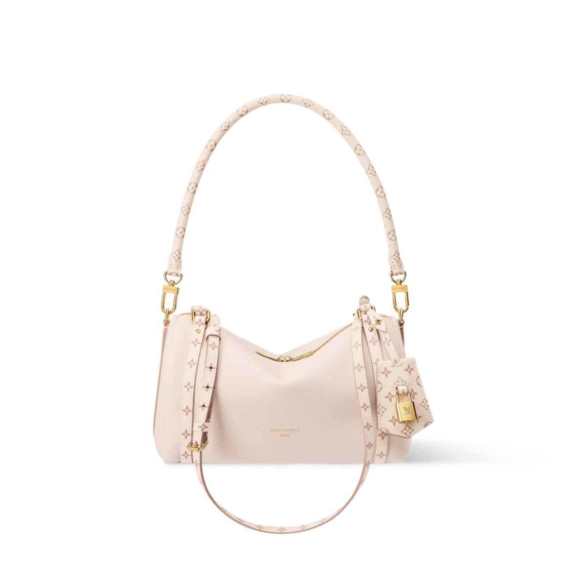 Pink Canvas & Calfskin Shoulder Bag product image 18