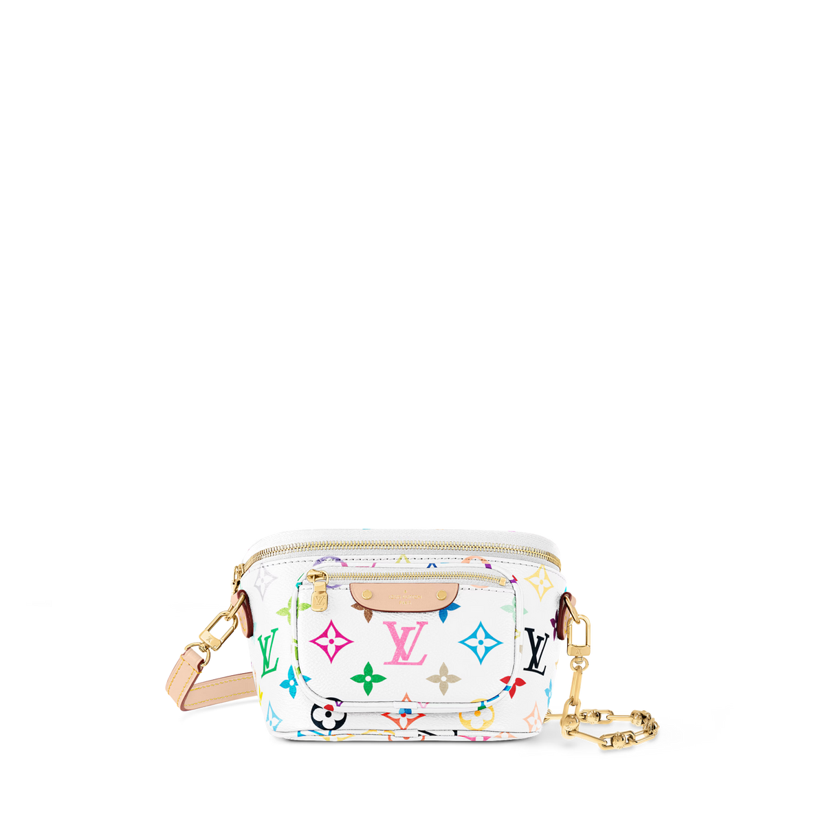 Mini Coated Canvas & Cowhide Belt Bag product image 4