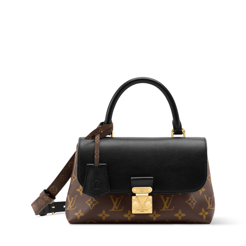 Madeleine BB Monogram Black Coated Canvas Shoulder Bag M27511 For Women