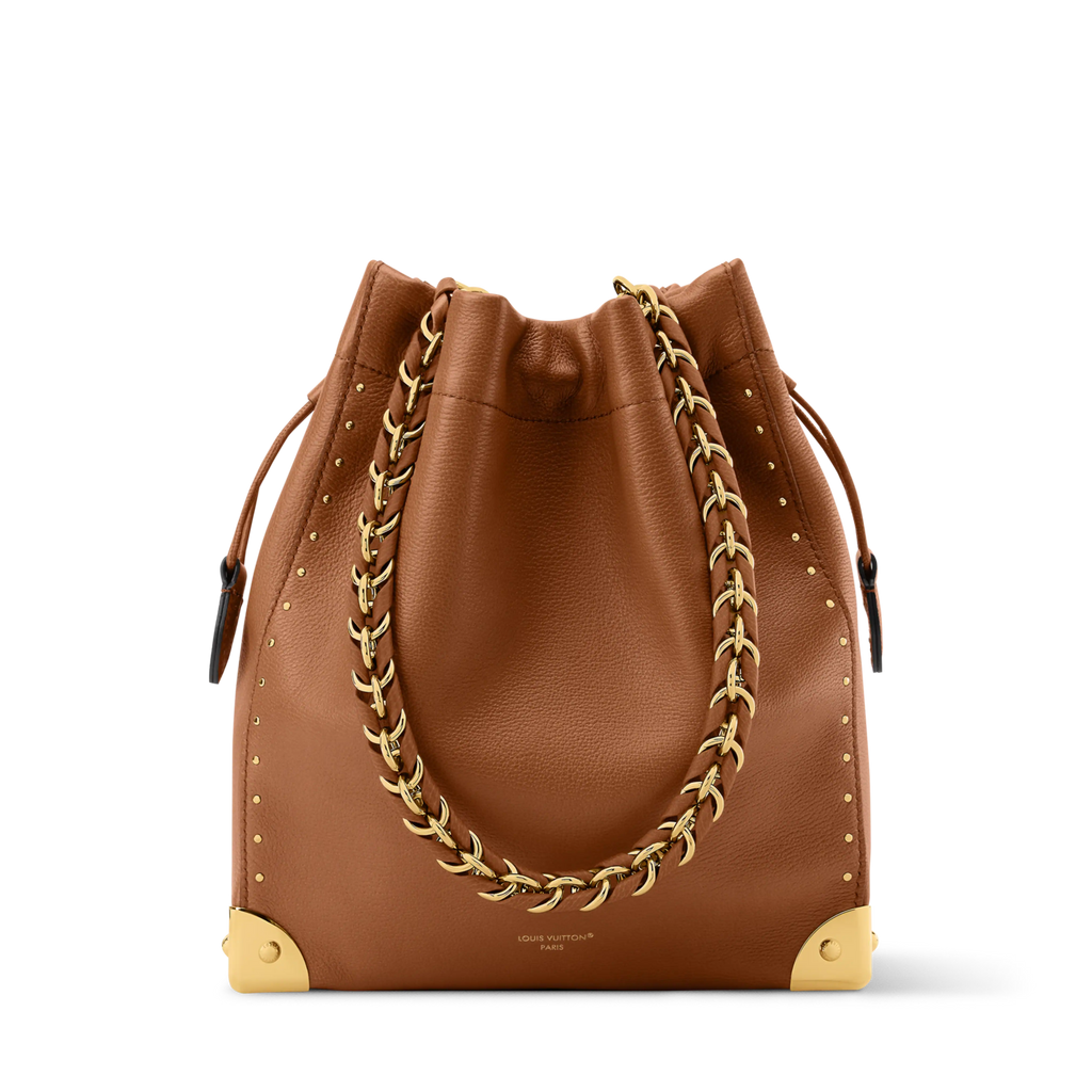 Noé Trunk Tan Calfskin Leather Bucket Bag M29131 For Women