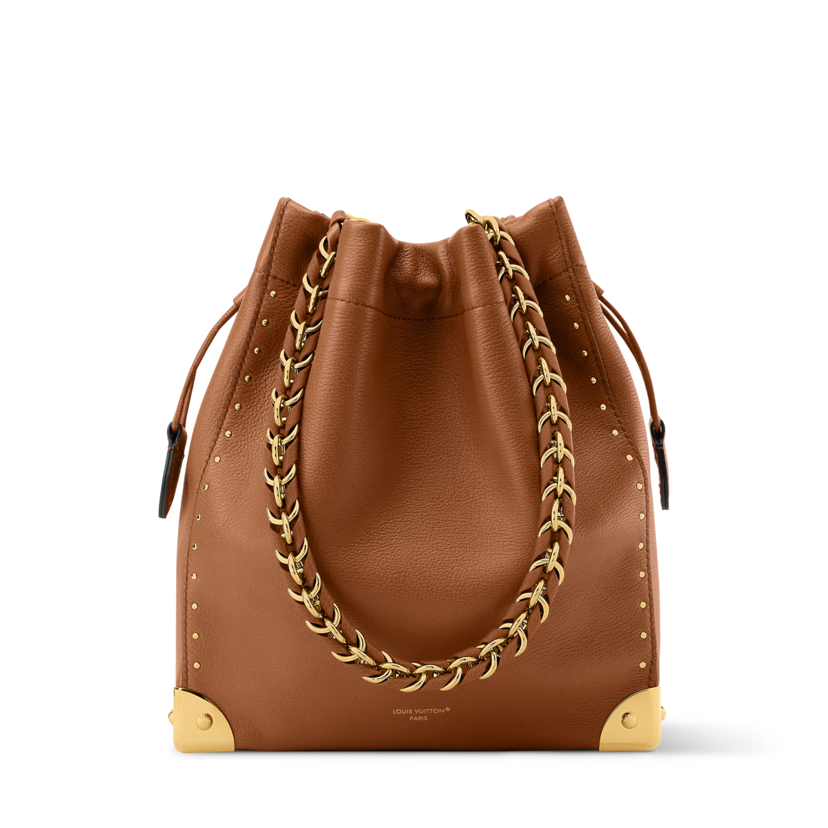Noé Trunk Tan Calfskin Leather Bucket Bag M29131 For Women