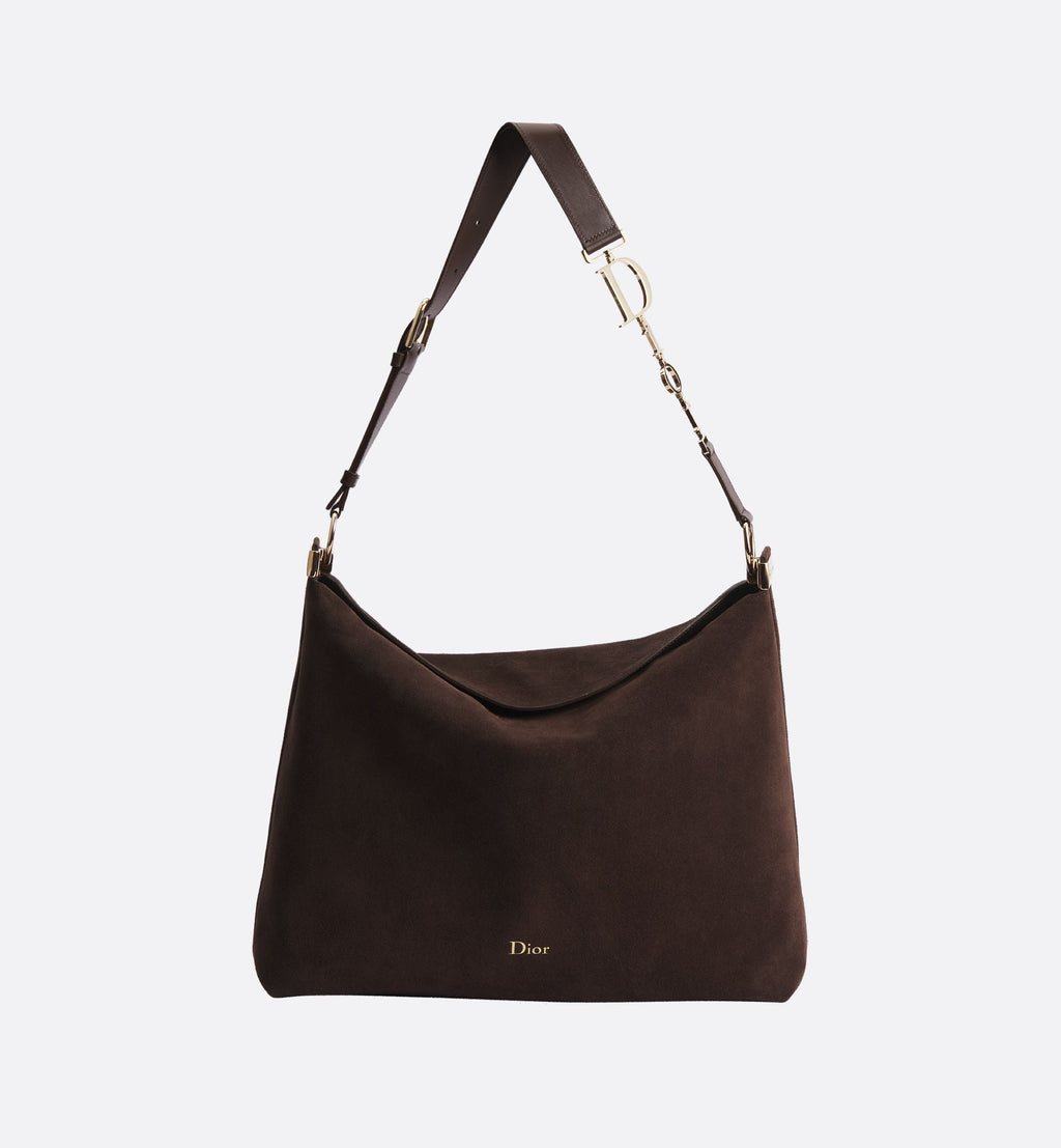 Large Calfskin & Suede Shoulder Bag product image 1