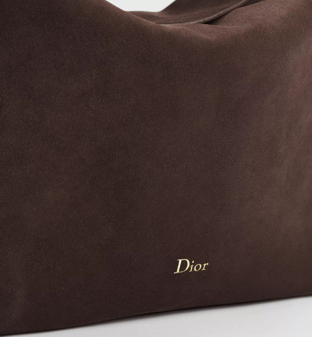 Large Calfskin & Suede Shoulder Bag product image 5