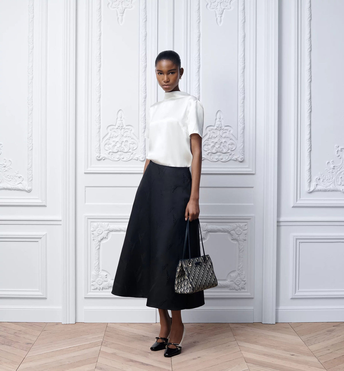 Calfskin & Cotton Handbag product image 6