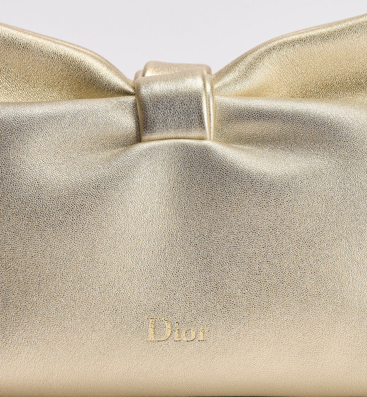 Small Bow Luxury Handbag With Mekong Laminated Lambskin And Chain Strap For Women